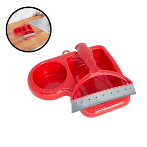 KIT PORTA DETERGENTE/RODINHO KPIAFV VERMELHO KEITA