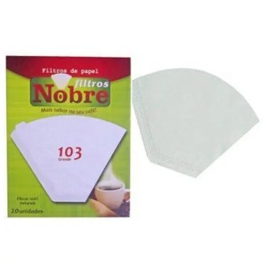 FILTRO DE CAFE C/20PÇS 102 NOBRE