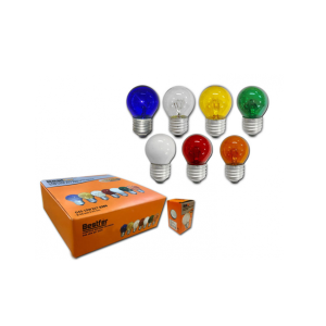 Lâmpada bolinha colorida decorativa E27 15W 220V BFH1151 - Bestfer