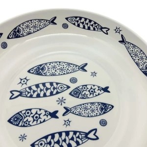 PRATO DE SOBREMESA 22X22X2CM 0806 MELAMINA BELLAGIO 