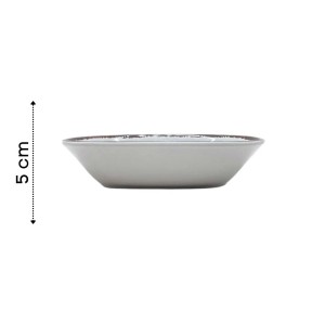 TRAVESSA MELAMINA 22X15X5CM 4530 AREIA BELLAGIO 