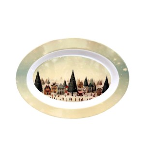 TRAVESSA MELAMINA YX4017 OVAL FLORESTA RIO MASTER