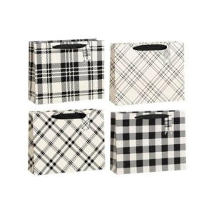 SACOLA PARA PRESENTE QUADRICULADA 23CM X 10CM X 18CM RMT2041 COLOR RIO MASTER