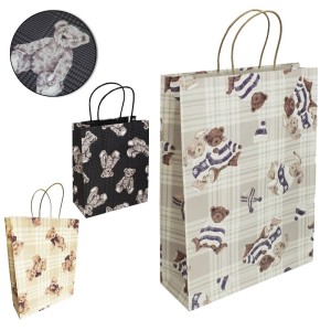 SACOLA PARA PRESENTE URSOS BABY 32CM X 1 1 CM X 42CM RMT2095 RIO MASTER