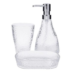 KIT DE BANHEIRO 3PÇS OCT1384 VIDRO NEWWAY