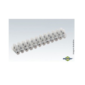Conector em barra 6mm 10 peças 8456 - Brasfort