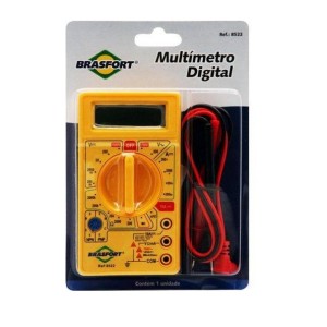 Multimetro digital DT830 8522 - Brasfort