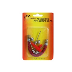 Bomba De Ar E Acessório Kit Com 5 Peças  71004 - Monaliza
