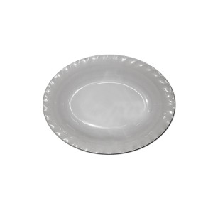 Travessa oval funda branca 26x20cm 29086bb - Bestfer