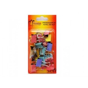 Prendedor De Papel 15mm Com 20 Peças  MZ-31142 - Monaliza