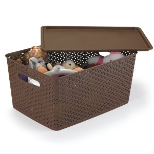 Cesto Organizador Rattan Grande  1560 - Plasnorthon