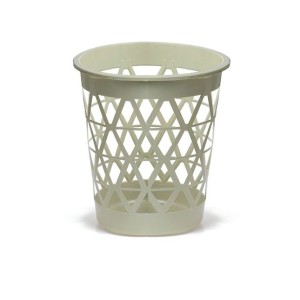 CESTO REDONDO TELADO 10L 161 BRANCO ERCAPLAST