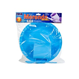 Kit merenda escolar 3 peças  1209 - Ercaplast