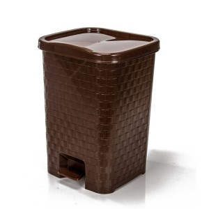 Lixeira ratan com pedal 14L 2219 - Ercaplast
