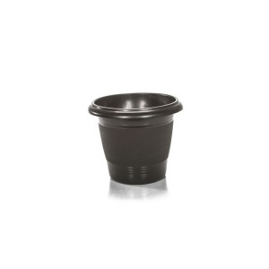 Vaso redondo preto 1,75  1305 - Ercaplast
