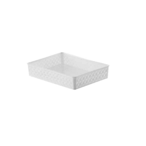 Cesto Organizador Rattan 34x25x6,5cm Nature - Paramount