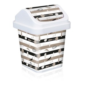 Lixeira Decorado 3L Basculate Kitchen  LD1750 - Monte libano