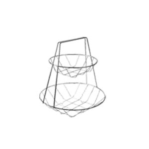 Fruteira Dupla Cromo  8788 - Estilqui