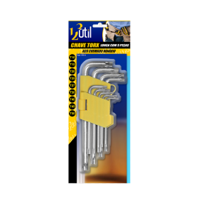 Chave Torx 9 peças - Open Trade