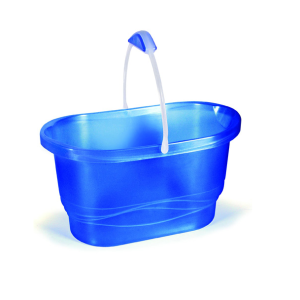 Balde Oval, 14 L Azul 354 - Brasami