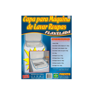 Capa Máquina Flanelada  Super Luxo Tamanho G  106 - Perfetto