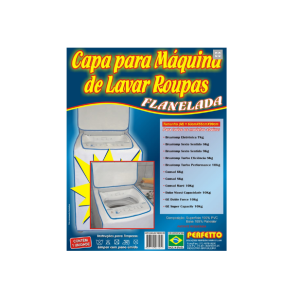Capa Máquina Flanelada Super Luxo Tamanho M  00105 - Perfetto