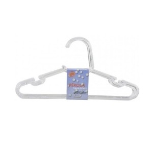 Cabide Perola Infantil Cristal Com 3 Peças - Paviplast