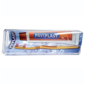 Porta Escova+Creme Dental - Paviplast