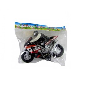 Moto Speed Com Piloto Plastica  a Fricção 22,5cm  AB0496 - Altimix