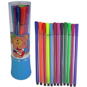 Canetinha Hidrocor Com 12 Cores   LAP-0012 - Elegantec