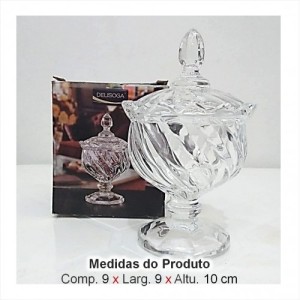 Bomboniere em Vidro  DSTG1044 - Dagia