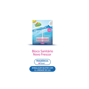 Bloco Sanitario 35g Floral  AC1024 - Novo Frescor