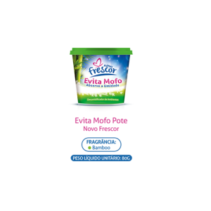 Evita Mofo Pote 80g Bambu  AC1062 - Novo Frescor