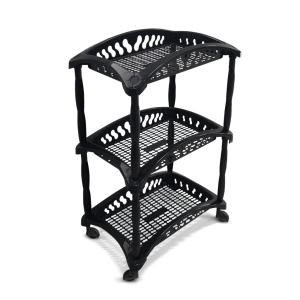 Organizador Vertical  Telado Triplo Preto  25612 - Arqplast