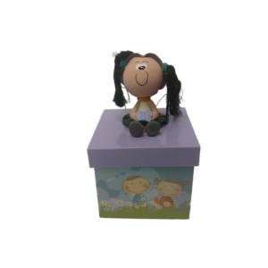 Caixa Porta Treco Com Biscuit - Clarear