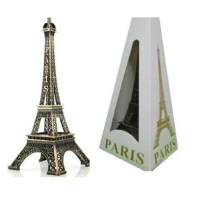 Enfeite Decorativo Torre  Eifel 13cm WX3938 - Wellmix