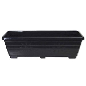 Floreira 2 50x17cm Preta  244G - Goyama