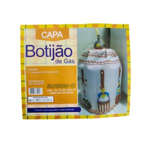 Capa de Botijão de Gás de Tecido - Romance