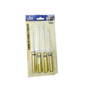 Chave de Fenda e Philips JG Com 4 Peças  FR219 - Maxximus