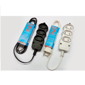 Extensão 5MTS 3 saidas 2P 10A cinza  V-30/5CZ - Voltim