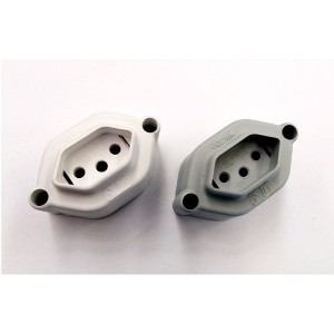 Tomada de sobrepor 2P+T 10A  V-35CZ - Voltim