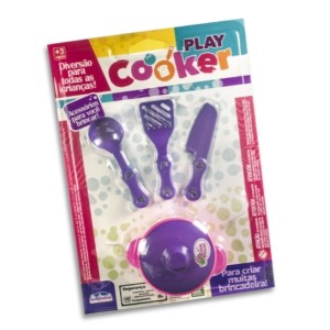 Panela  + 03 Utensílios - CARTELA  7721 - ALTIMAR