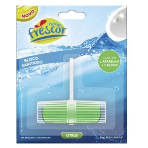 Refil Bloco Sanitario 35g Citrus  AC1028 - NOVO FRESCOR