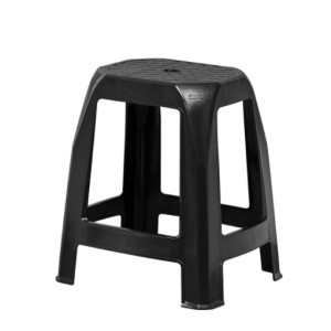 Banqueta - Preta  0380 - PLASMONT