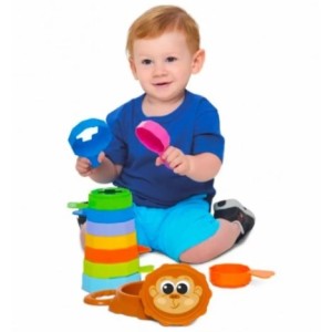 Empilha Baby Macaco Solapa  406 - MERCOTOYS
