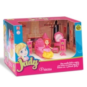 Judy Home Quarto Princesa Com Boneca  0408 - SAMBA TOYS
