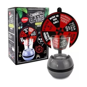 Jogo Drink Vira Roleta Copo Vidro Base Plast ABS CK2810 - CLINK