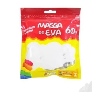 Massa De Modelar Branca (NAO ESCOLAR) P/Crianças - MAGIC KIDS