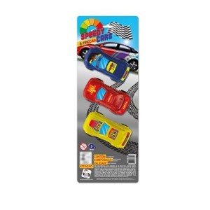 Speedy Cars 3 Carrinhos  699 - PICA PAU