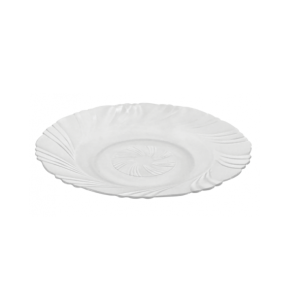 Prato fundo de vidro Onda 9